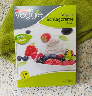 Vegane Schlagcreme von Spar Veggie